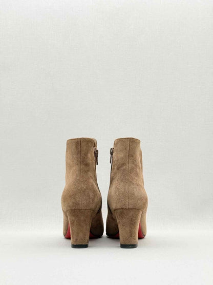 Pre - loved CHRISTIAN LOUBOUTIN Beige Size EU 36 Ankle Boots at Reems Closet