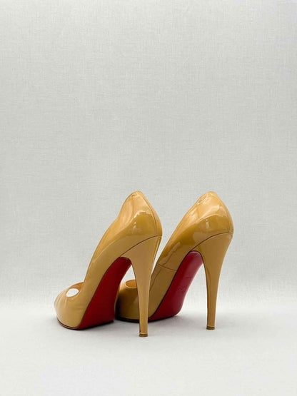 Pre-loved CHRISTIAN LOUBOUTIN Beige Size EU 40 Pumps at Reems Closet