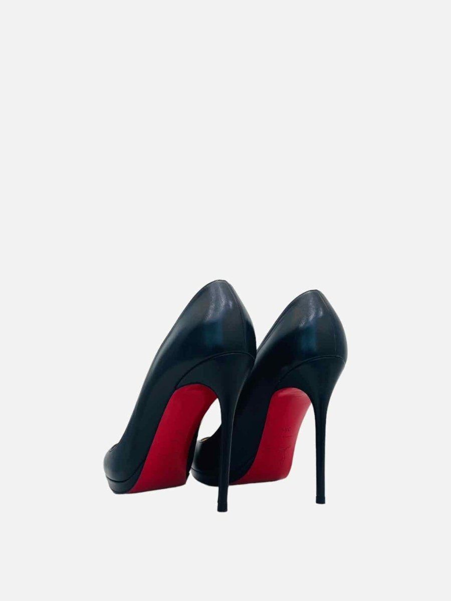 Pre - loved CHRISTIAN LOUBOUTIN Black Pumps at Reems Closet