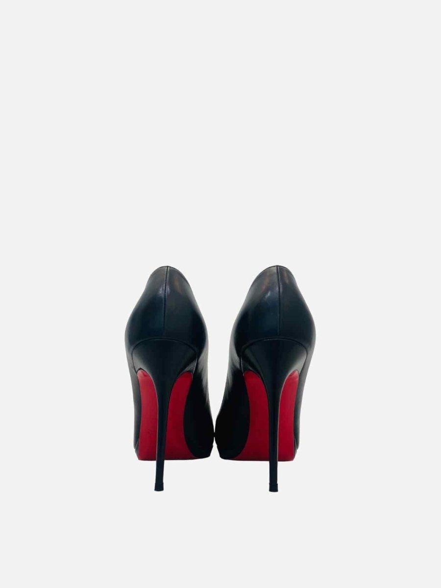 Pre - loved CHRISTIAN LOUBOUTIN Black Pumps at Reems Closet