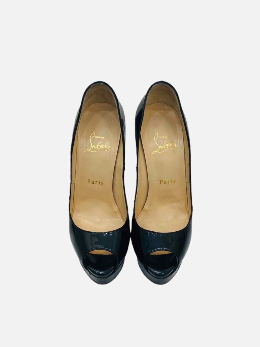 Pre - loved CHRISTIAN LOUBOUTIN Black Size EU 37 Pumps at Reems Closet