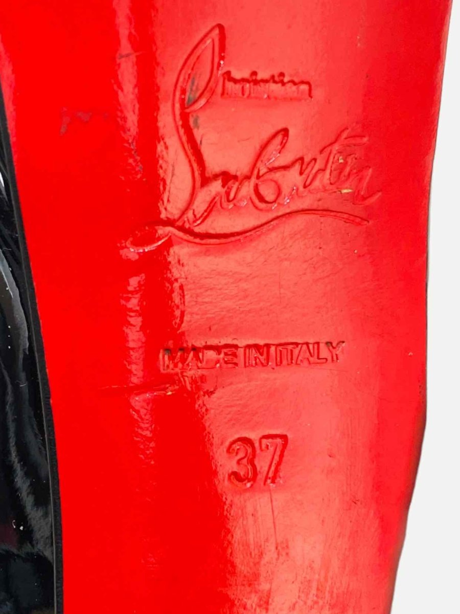 Pre - loved CHRISTIAN LOUBOUTIN Black Size EU 37 Pumps at Reems Closet