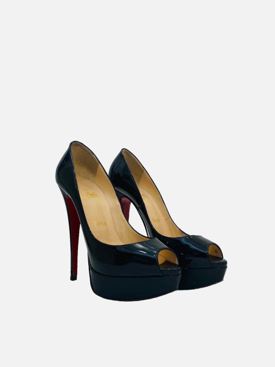 Pre - loved CHRISTIAN LOUBOUTIN Black Size EU 37 Pumps at Reems Closet