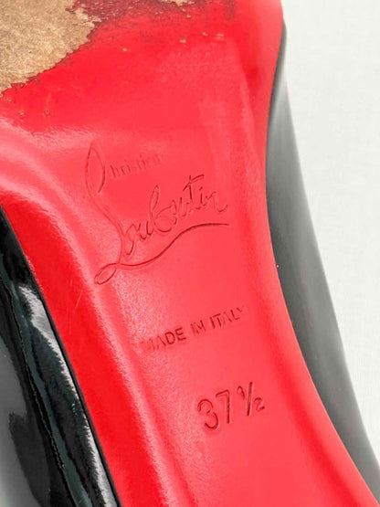 Pre-loved CHRISTIAN LOUBOUTIN Black Size EU 37.5 Pumps at Reems Closet