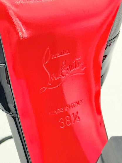 Pre - loved CHRISTIAN LOUBOUTIN Black Size EU 38.5 Heeled Sandals at Reems Closet