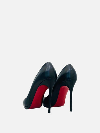 Pre - loved CHRISTIAN LOUBOUTIN Black Size EU 38.5 Pumps at Reems Closet
