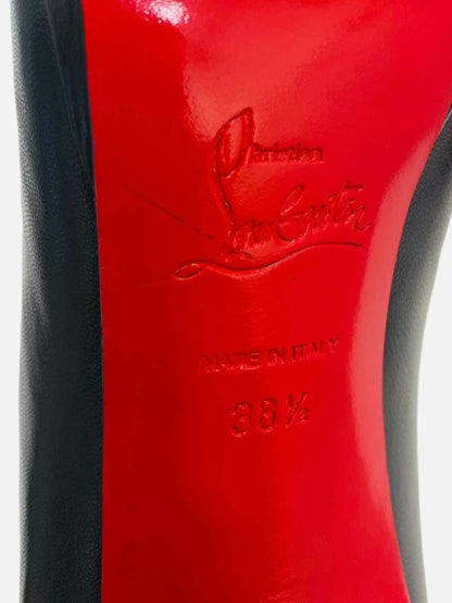 Pre - loved CHRISTIAN LOUBOUTIN Black Size EU 38.5 Pumps at Reems Closet
