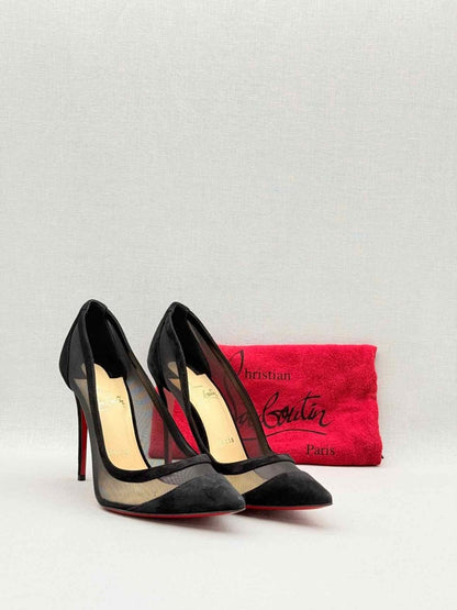 Pre - loved CHRISTIAN LOUBOUTIN Black Size EU 38.5 Pumps at Reems Closet