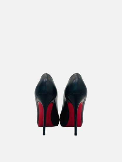 Pre - loved CHRISTIAN LOUBOUTIN Black Size EU 38.5 Pumps at Reems Closet