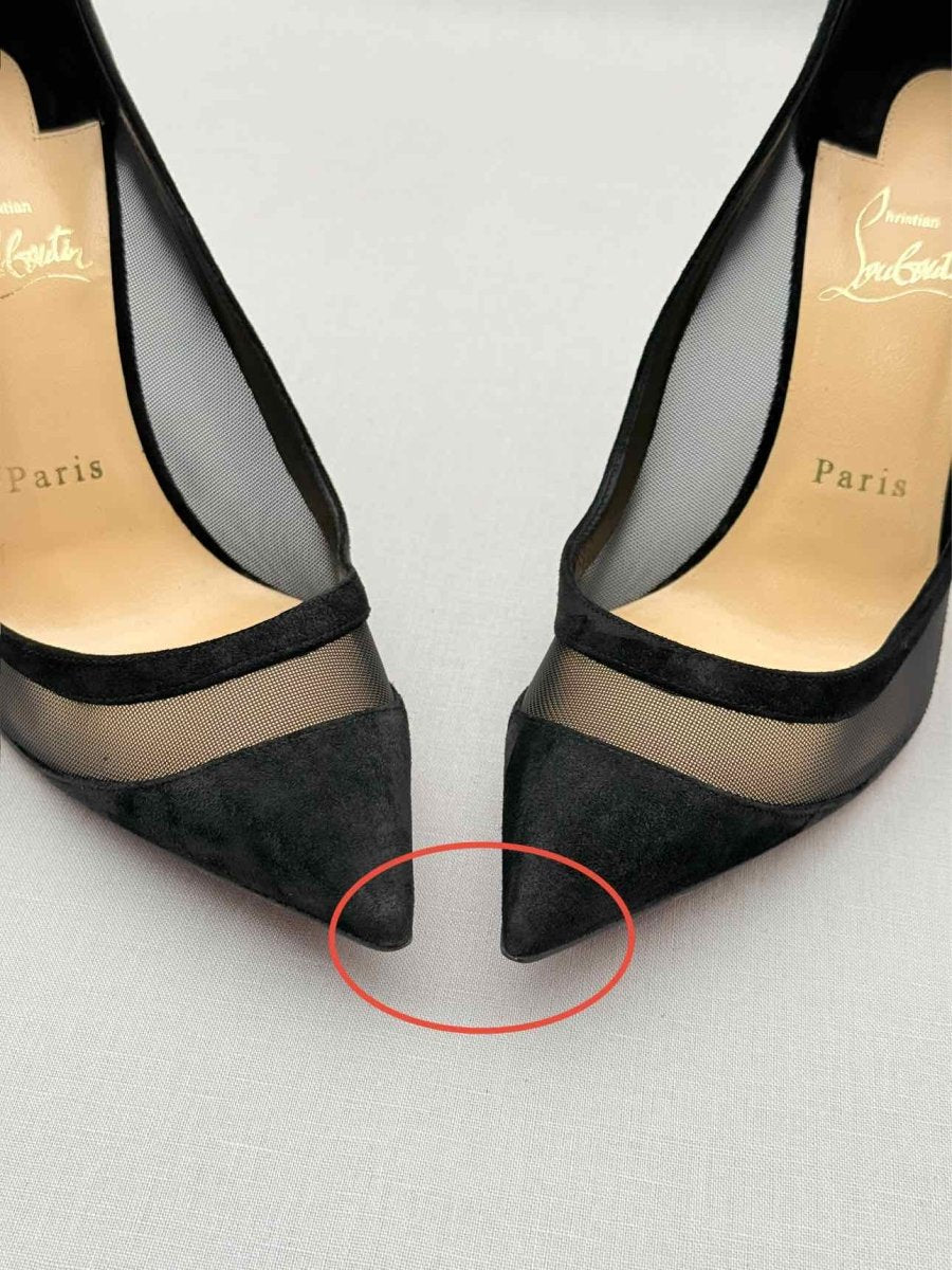 Pre - loved CHRISTIAN LOUBOUTIN Black Size EU 38.5 Pumps at Reems Closet