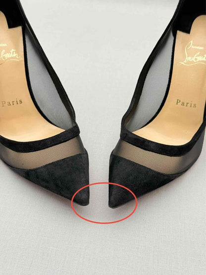 Pre - loved CHRISTIAN LOUBOUTIN Black Size EU 38.5 Pumps at Reems Closet