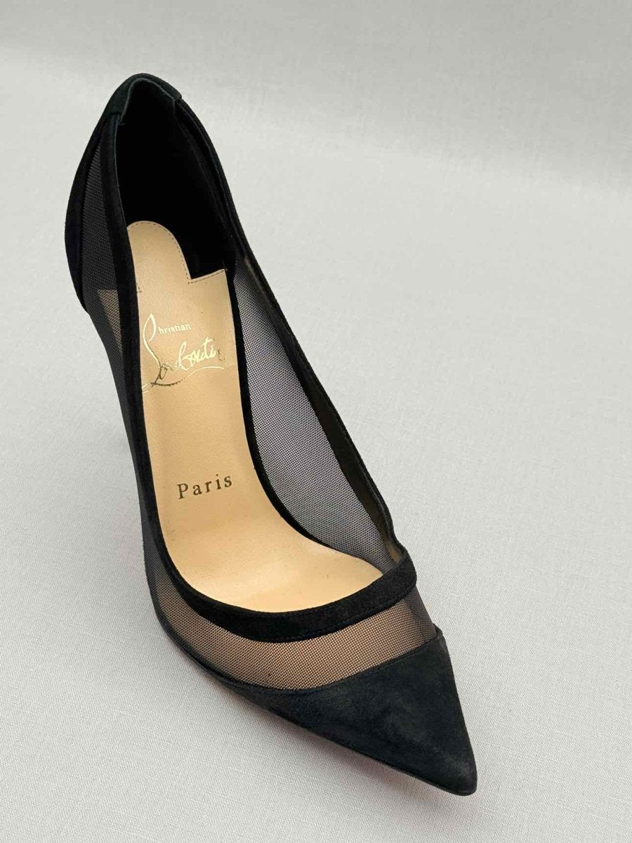 Pre - loved CHRISTIAN LOUBOUTIN Black Size EU 38.5 Pumps at Reems Closet