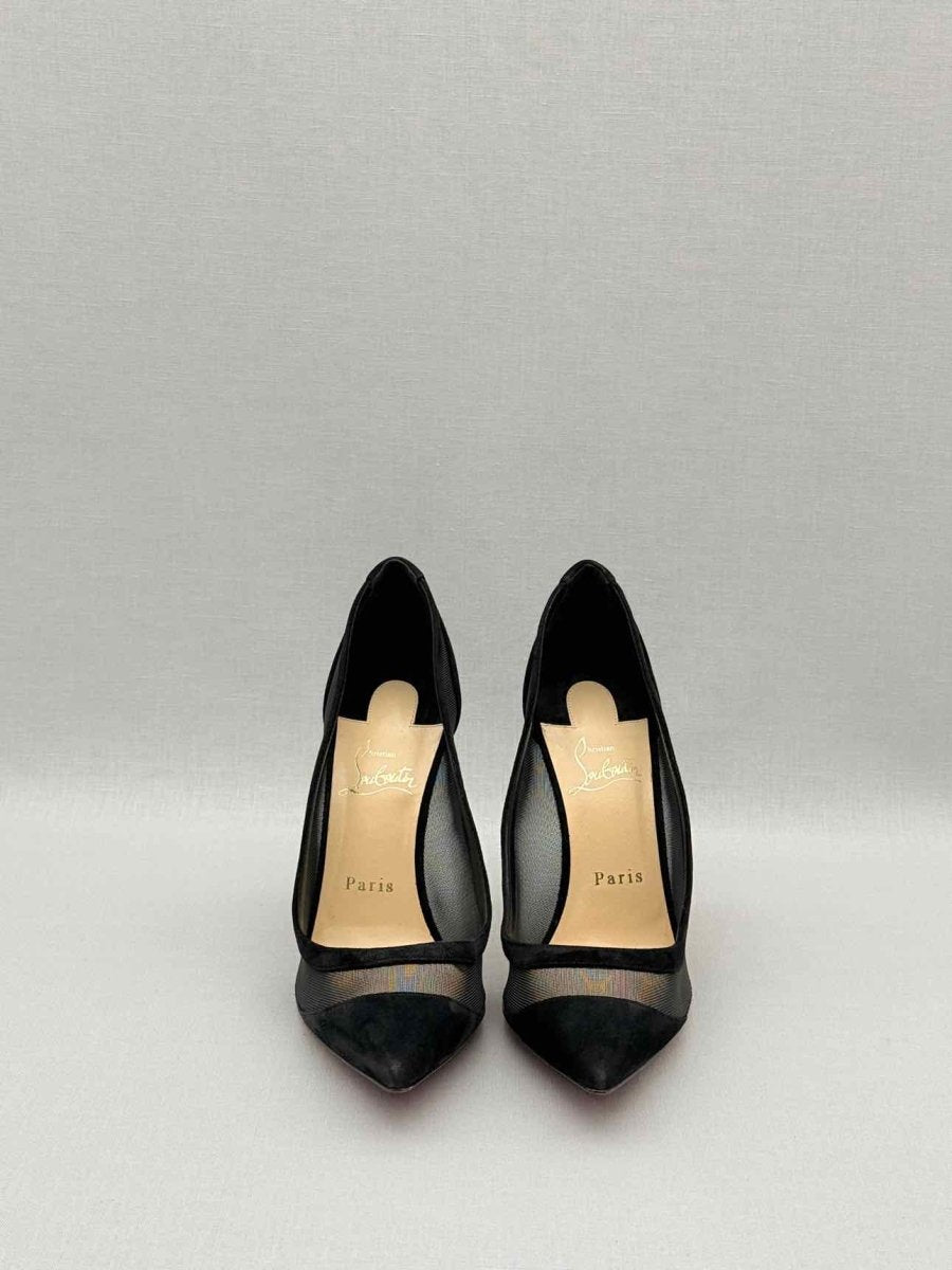 Pre - loved CHRISTIAN LOUBOUTIN Black Size EU 38.5 Pumps at Reems Closet