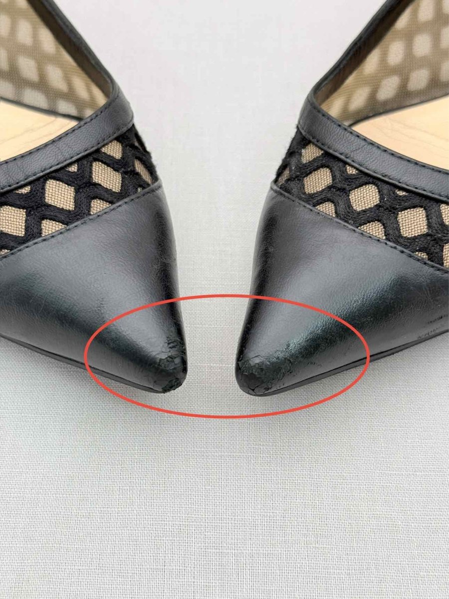 Pre-loved CHRISTIAN LOUBOUTIN Black Size EU 39 Ballet Flats at Reems Closet