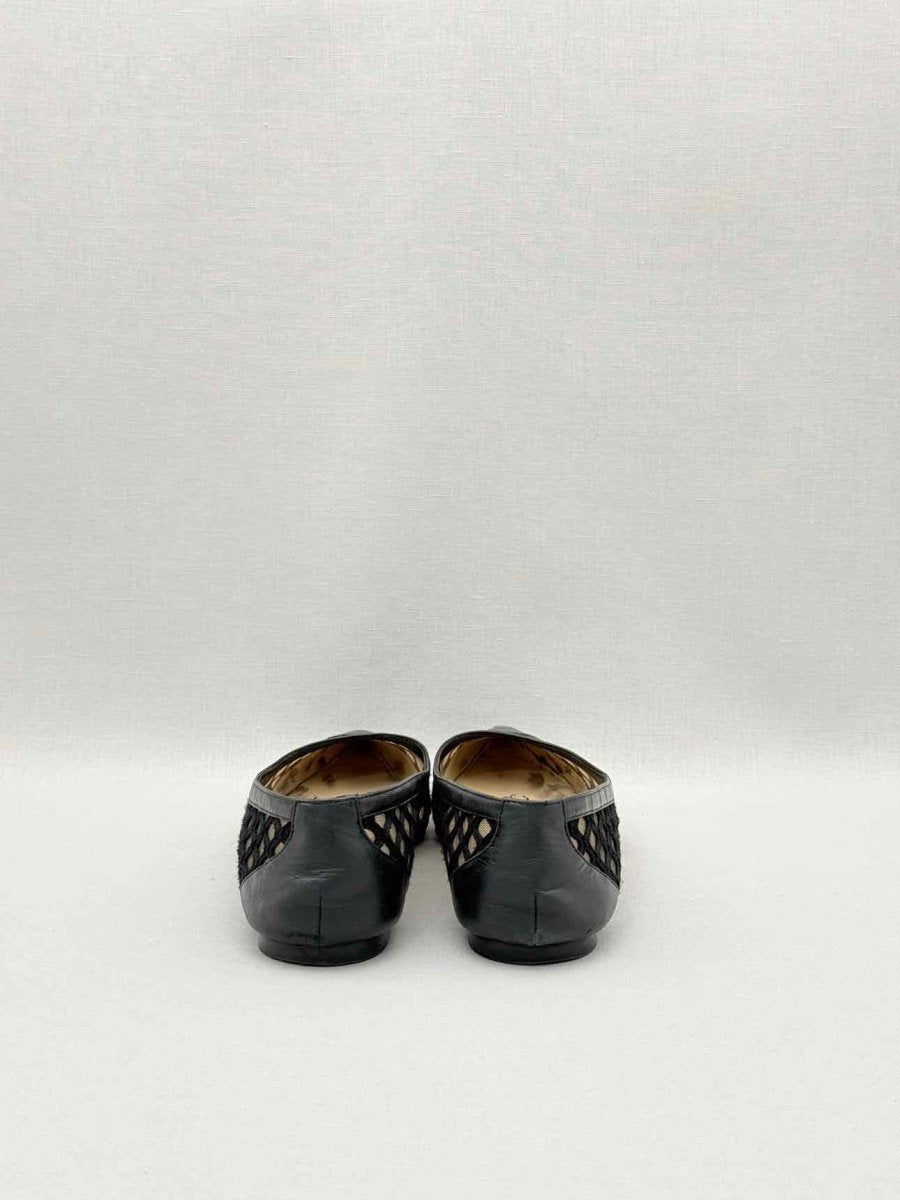 Pre-loved CHRISTIAN LOUBOUTIN Black Size EU 39 Ballet Flats at Reems Closet