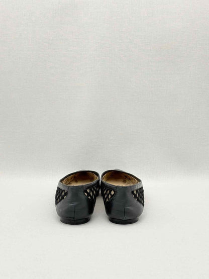 Pre-loved CHRISTIAN LOUBOUTIN Black Size EU 39 Ballet Flats at Reems Closet