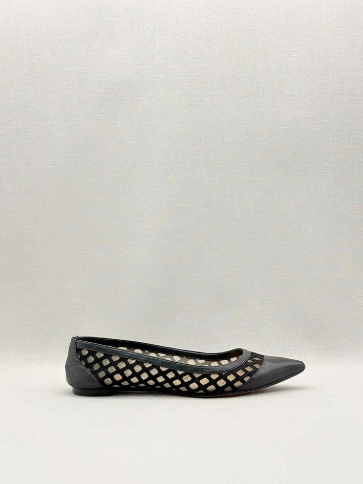Pre-loved CHRISTIAN LOUBOUTIN Black Size EU 39 Ballet Flats at Reems Closet