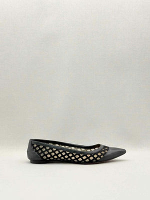 Pre-loved CHRISTIAN LOUBOUTIN Black Size EU 39 Ballet Flats at Reems Closet