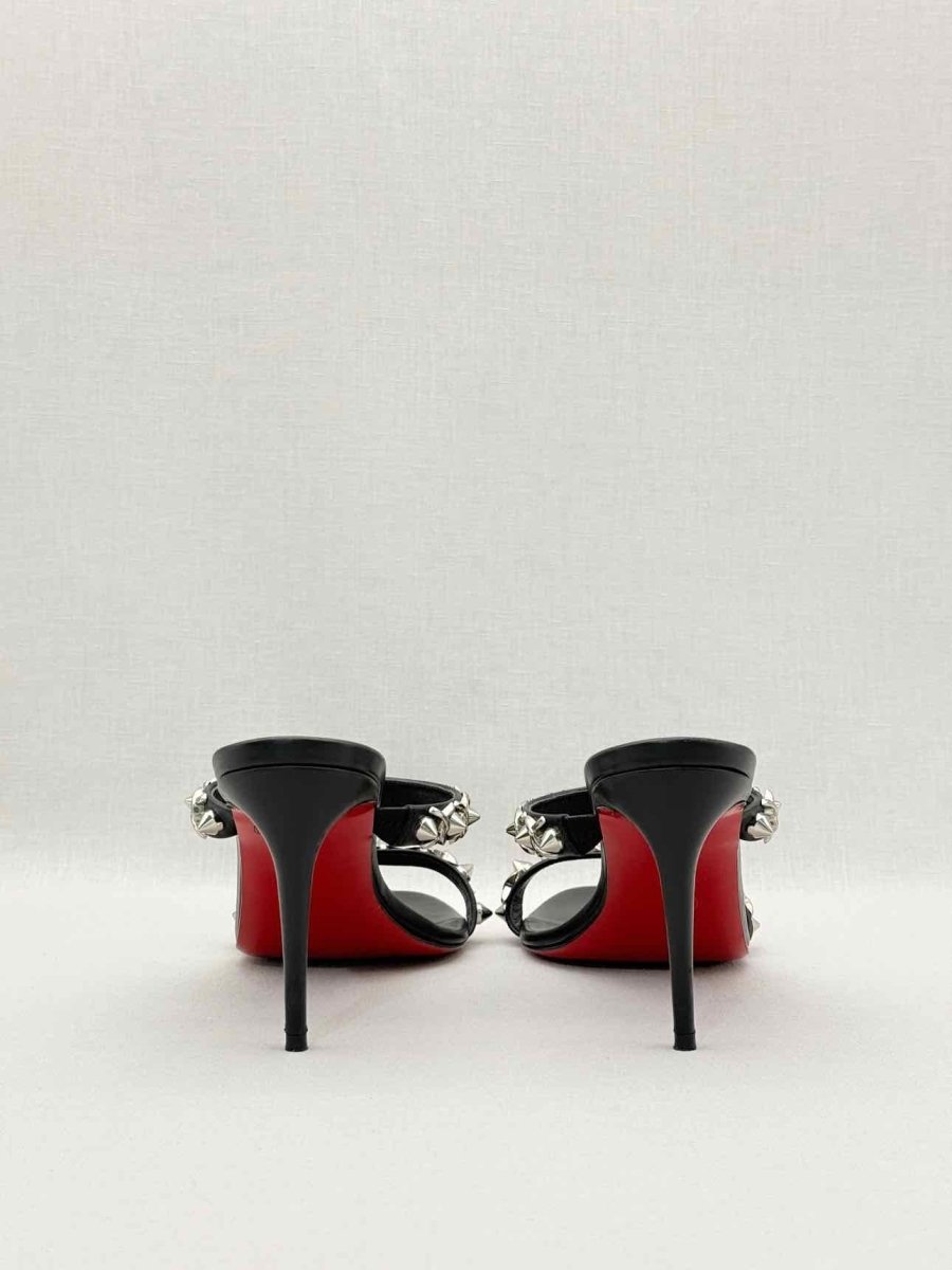 Pre-loved CHRISTIAN LOUBOUTIN Black Size EU 39 Heeled Sandals at Reems Closet