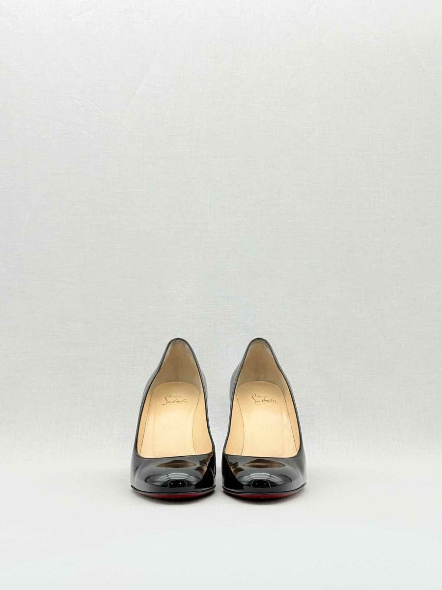 Pre - loved CHRISTIAN LOUBOUTIN Black Size EU 39.5 Pumps at Reems Closet