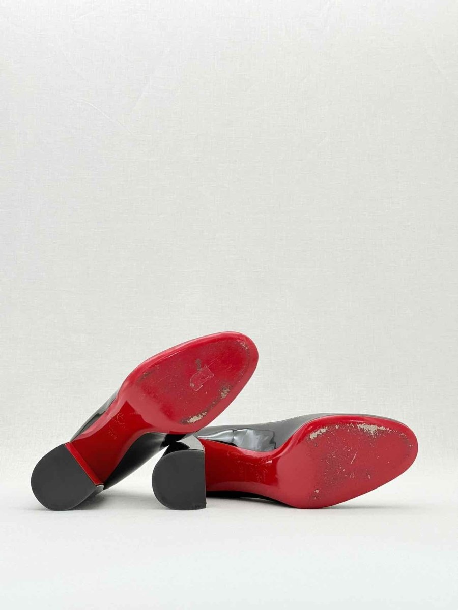 Pre - loved CHRISTIAN LOUBOUTIN Black Size EU 39.5 Pumps at Reems Closet