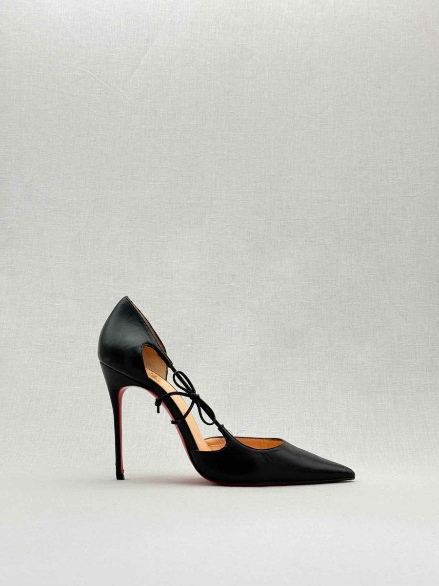 Pre - loved CHRISTIAN LOUBOUTIN Black Size EU 40 Pumps at Reems Closet
