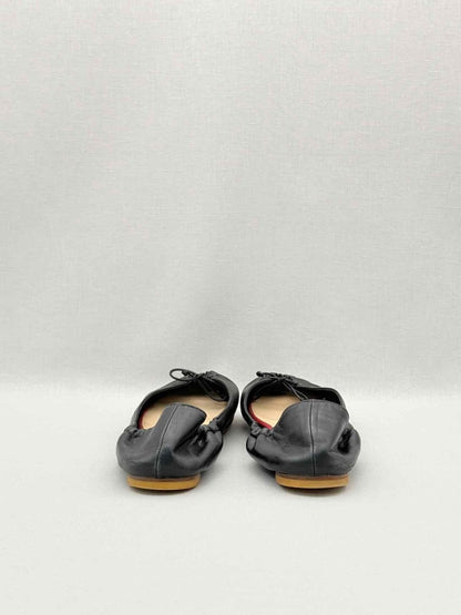 Pre-loved CHRISTIAN LOUBOUTIN Black Size EU 40.5 Ballet Flats at Reems Closet