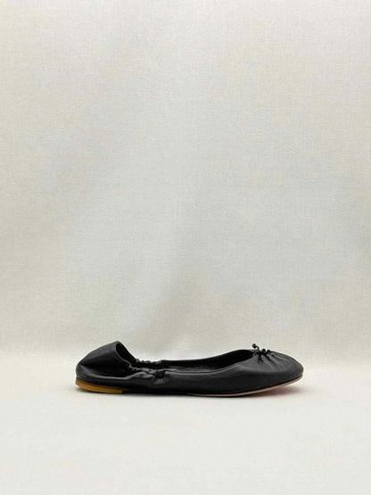 Pre-loved CHRISTIAN LOUBOUTIN Black Size EU 40.5 Ballet Flats at Reems Closet