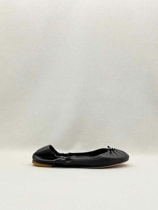 Pre-loved CHRISTIAN LOUBOUTIN Black Size EU 40.5 Ballet Flats at Reems Closet
