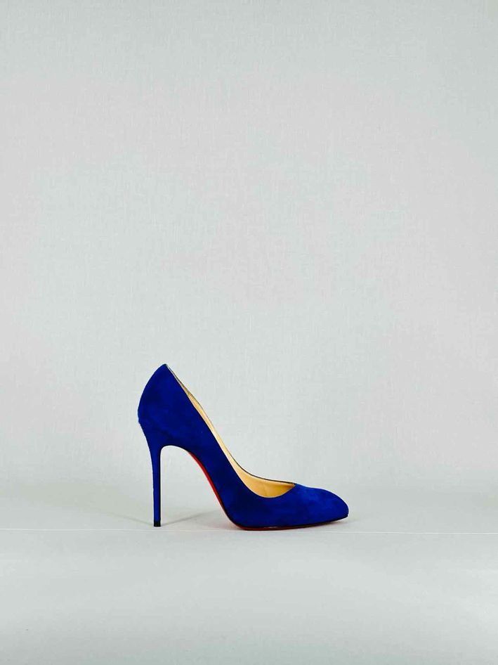 Pre - loved CHRISTIAN LOUBOUTIN Blue Size EU 36 Pumps at Reems Closet