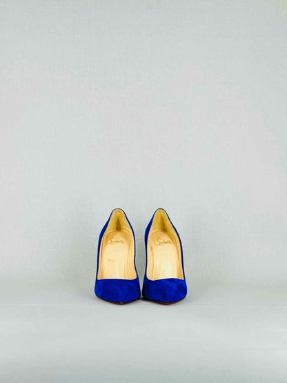 Pre - loved CHRISTIAN LOUBOUTIN Blue Size EU 36 Pumps at Reems Closet