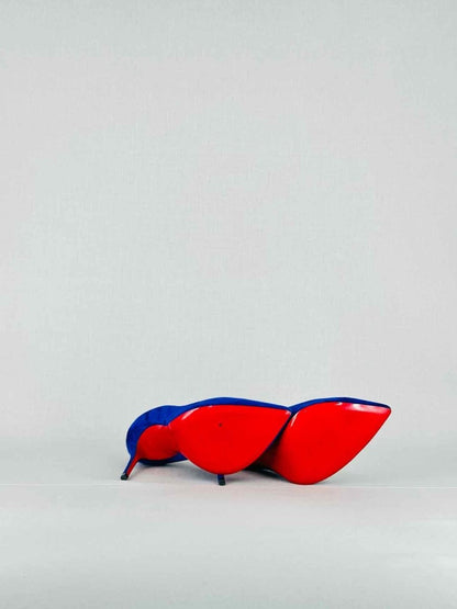 Pre - loved CHRISTIAN LOUBOUTIN Blue Size EU 36 Pumps at Reems Closet