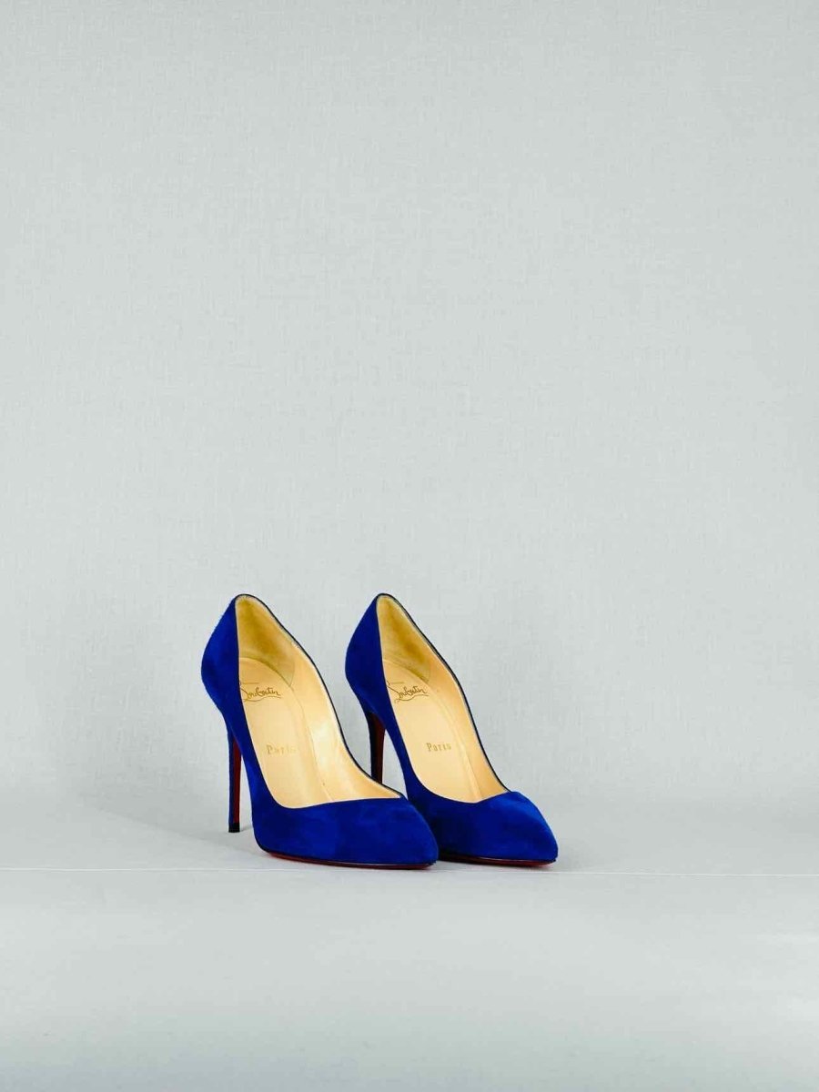 Pre - loved CHRISTIAN LOUBOUTIN Blue Size EU 36 Pumps at Reems Closet