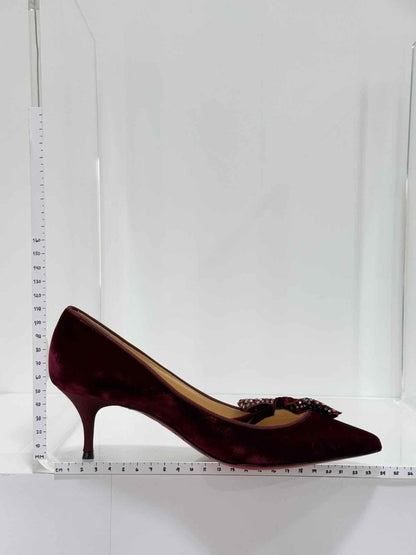 Pre - loved CHRISTIAN LOUBOUTIN Burgundy Size EU 36 Pumps at Reems Closet