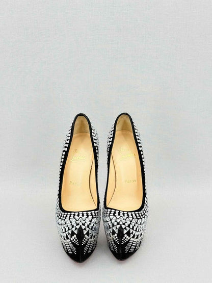 Pre - loved CHRISTIAN LOUBOUTIN Daffodile Black Size EU 35.5 Pumps at Reems Closet