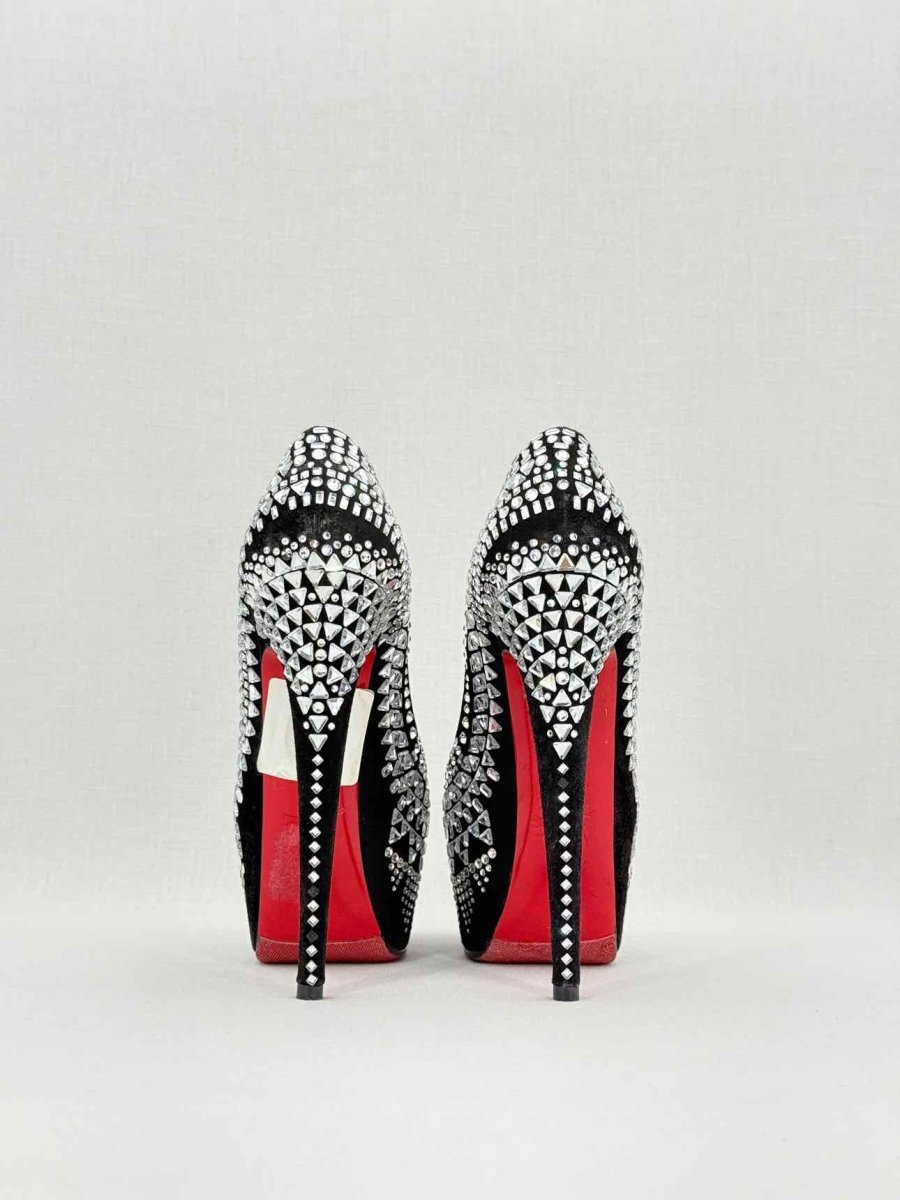 Pre - loved CHRISTIAN LOUBOUTIN Daffodile Black Size EU 35.5 Pumps at Reems Closet