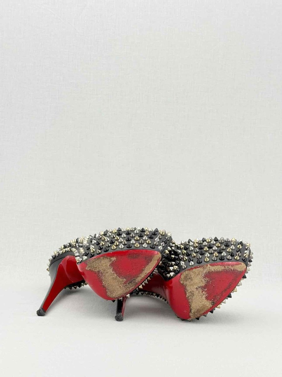 Pre - loved CHRISTIAN LOUBOUTIN Daffodile Black Size EU 38 Pumps at Reems Closet