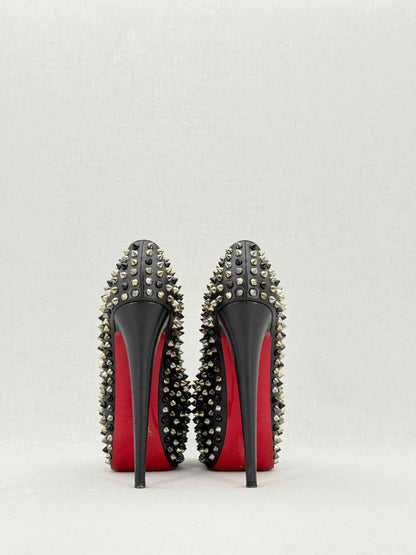 Pre - loved CHRISTIAN LOUBOUTIN Daffodile Black Size EU 38 Pumps at Reems Closet