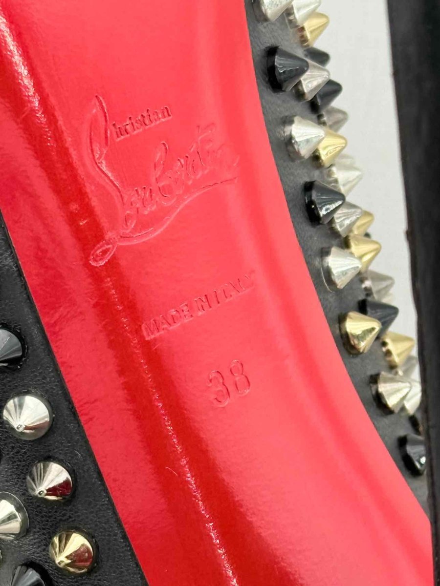 Pre - loved CHRISTIAN LOUBOUTIN Daffodile Black Size EU 38 Pumps at Reems Closet