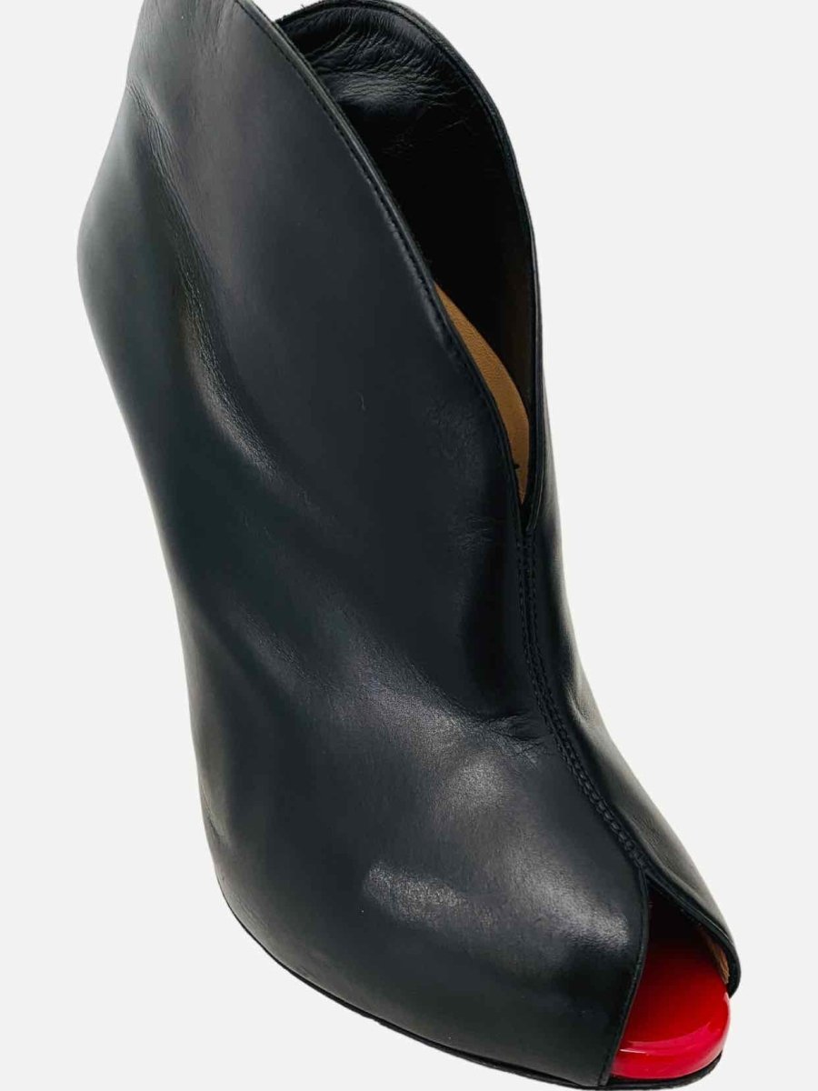 Pre-loved CHRISTIAN LOUBOUTIN D'Orsay Black Booties from Reems Closet