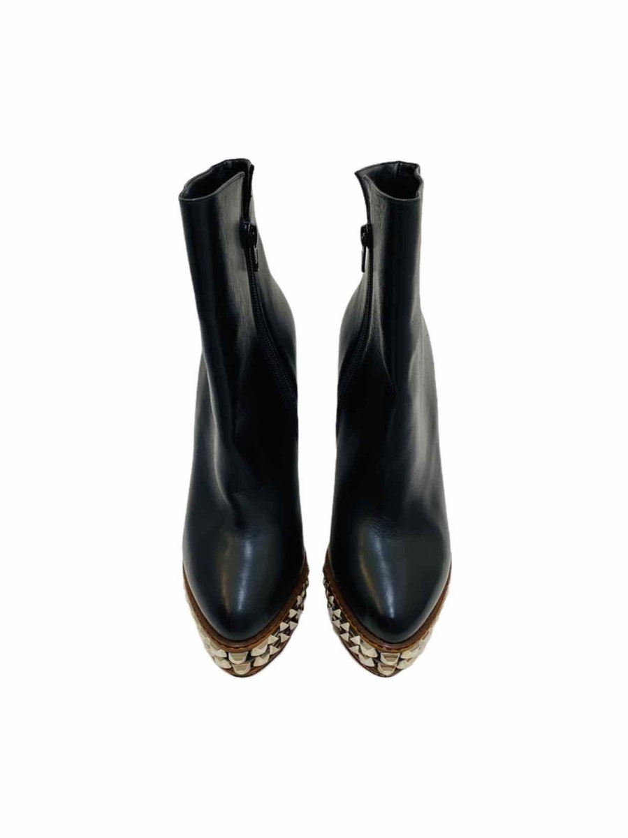 Pre-loved CHRISTIAN LOUBOUTIN Faolo Black Ankle Boots from Reems Closet