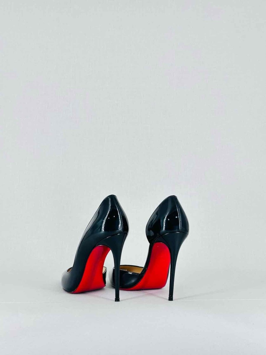 Pre - loved CHRISTIAN LOUBOUTIN Iriza Black Size EU 37 Pumps at Reems Closet