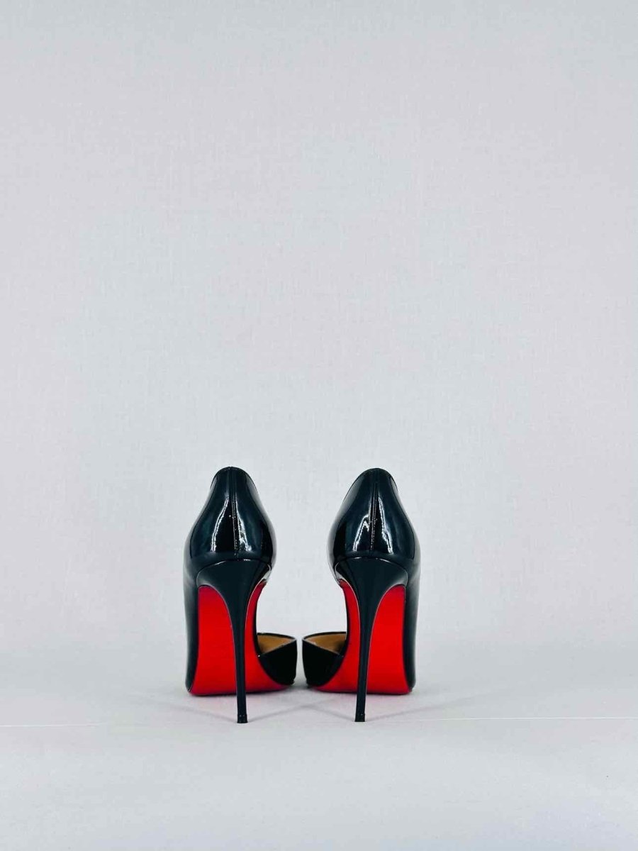 Pre - loved CHRISTIAN LOUBOUTIN Iriza Black Size EU 37 Pumps at Reems Closet