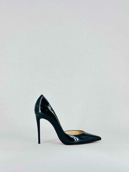 Pre - loved CHRISTIAN LOUBOUTIN Iriza Black Size EU 37 Pumps at Reems Closet