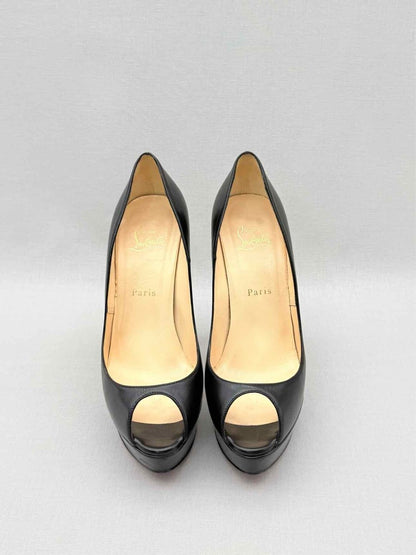 Pre-loved CHRISTIAN LOUBOUTIN Lady Black Size EU 39.5 Pumps at Reems Closet