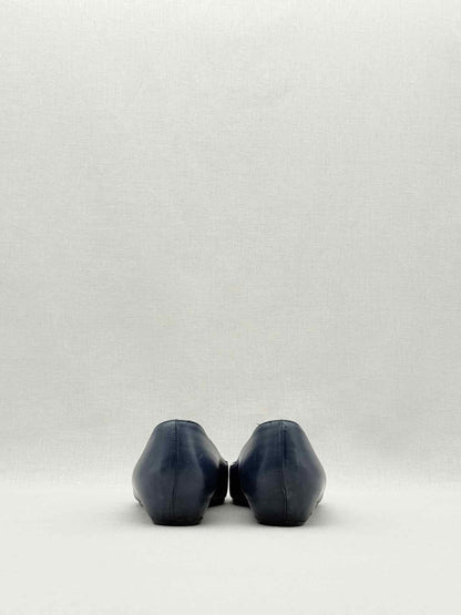 Pre - loved CHRISTIAN LOUBOUTIN Navy Blue Size EU 39 Flat Shoes at Reems Closet