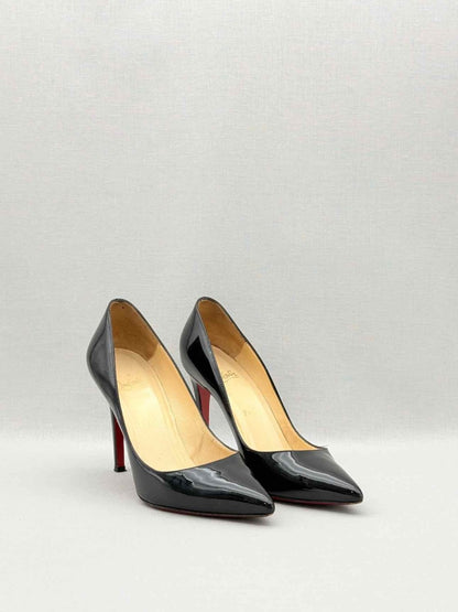 Pre-loved CHRISTIAN LOUBOUTIN Pigalle Black Size EU 38.5 Pumps at Reems Closet