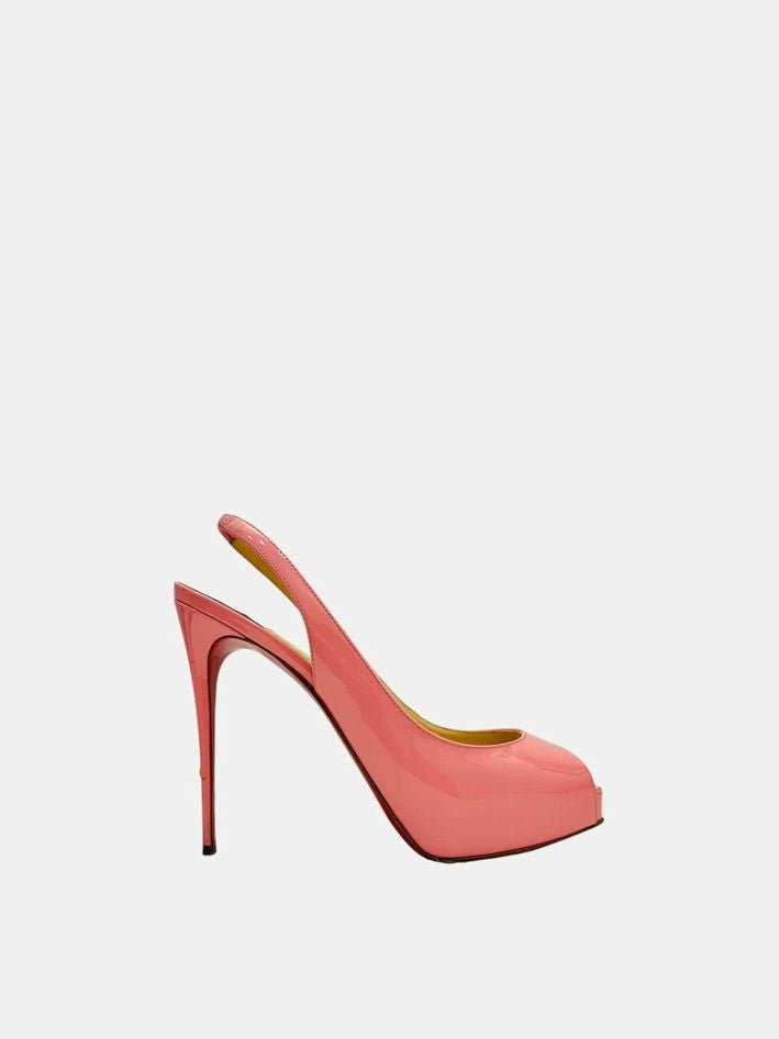 Pre-loved CHRISTIAN LOUBOUTIN Pink Size EU 38.5 Slingbacks at Reems Closet