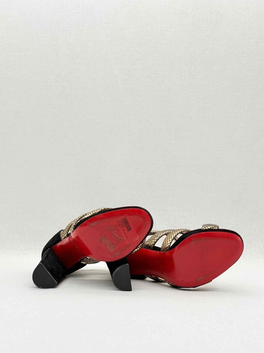 Pre - loved CHRISTIAN LOUBOUTIN Size EU 36.5 Heeled Sandals at Reems Closet