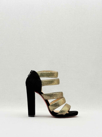 Pre - loved CHRISTIAN LOUBOUTIN Size EU 36.5 Heeled Sandals at Reems Closet
